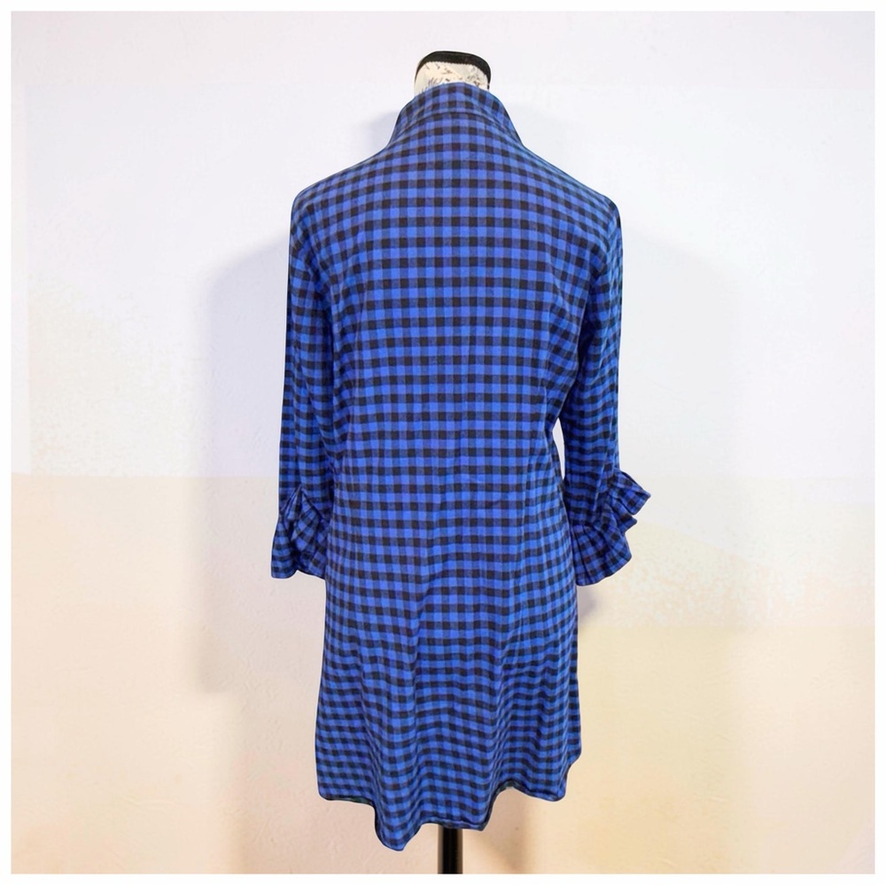 Bell Buffalo Check Dress | Size 6 | High Neck Prairie Empire | Classic - Picture 3 of 12